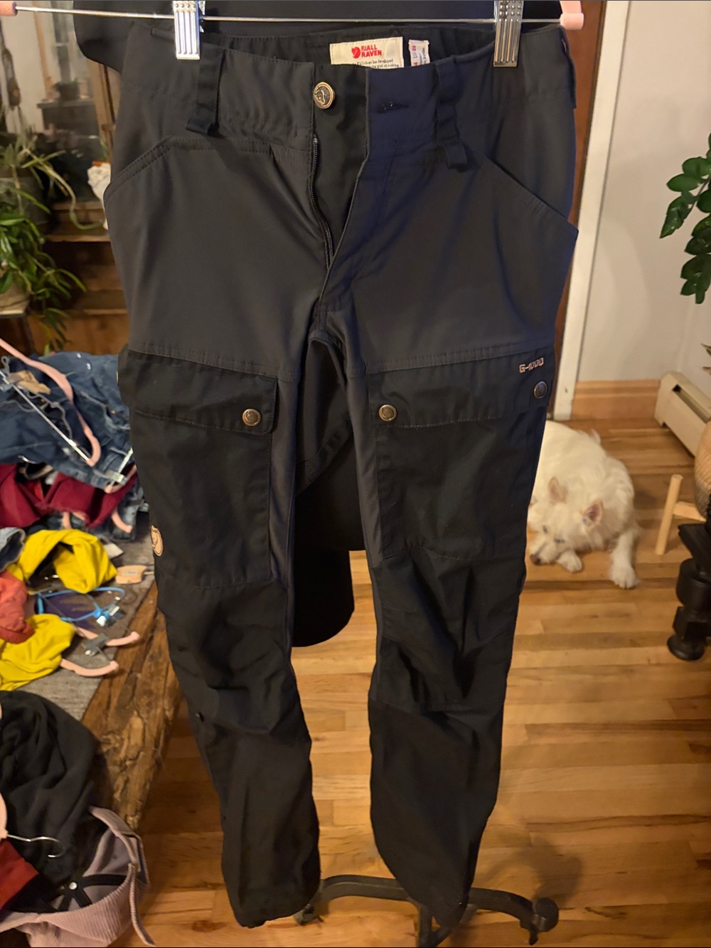 Fjallraven Women’s Black G-1000 Cargo Trousers